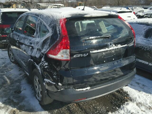 2HKRM4H30DH648643 - 2013 HONDA CR-V LX BLACK photo 3