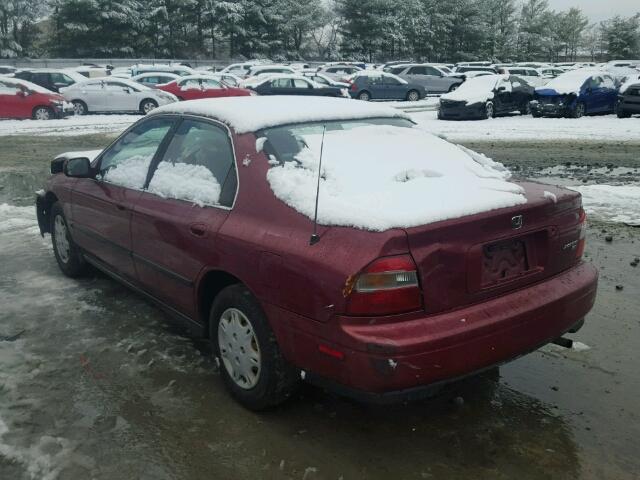 1HGCD5634SA099422 - 1995 HONDA ACCORD LX MAROON photo 3