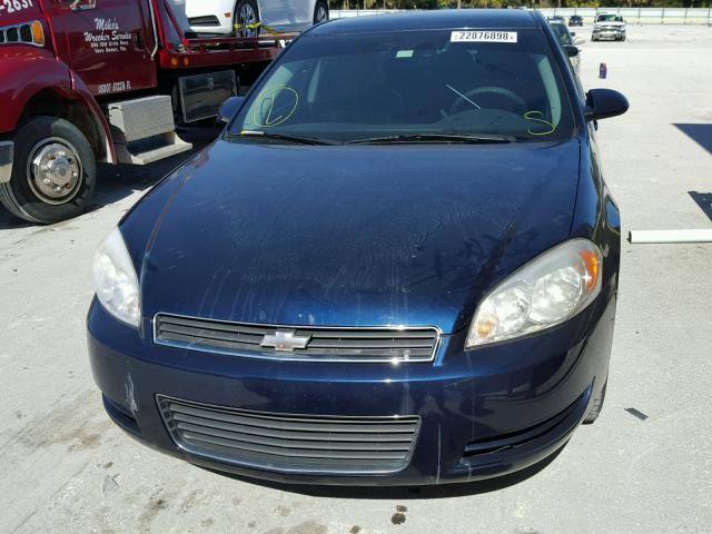 2G1WD5EM8B1206495 - 2011 CHEVROLET IMPALA POL BLUE photo 9