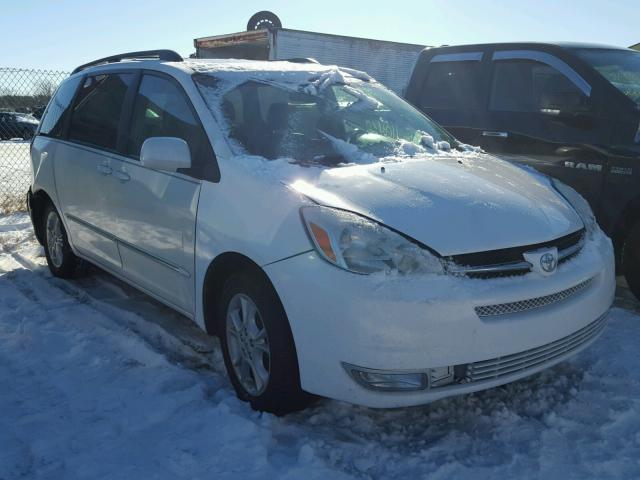 5TDZA22C15S274867 - 2005 TOYOTA SIENNA XLE WHITE photo 1