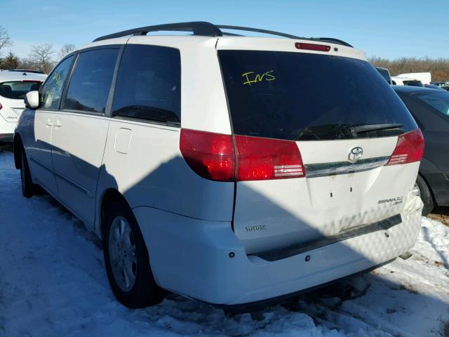 5TDZA22C15S274867 - 2005 TOYOTA SIENNA XLE WHITE photo 3