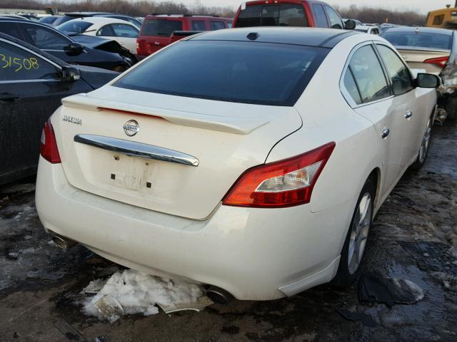 1N4AA5AP7BC812204 - 2011 NISSAN MAXIMA S WHITE photo 4