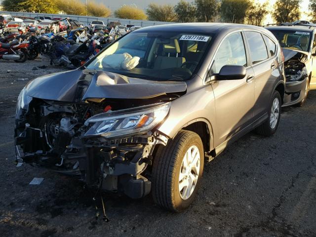 3CZRM3H53FG706701 - 2015 HONDA CR-V EX GRAY photo 2