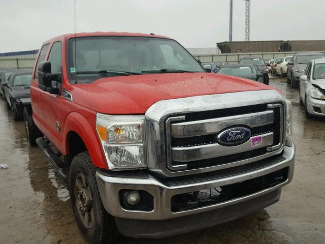 1FT7W2BT7BEB72824 - 2011 FORD F250 SUPER RED photo 1