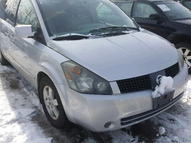 5N1BV28U46N102275 - 2006 NISSAN QUEST S SILVER photo 1