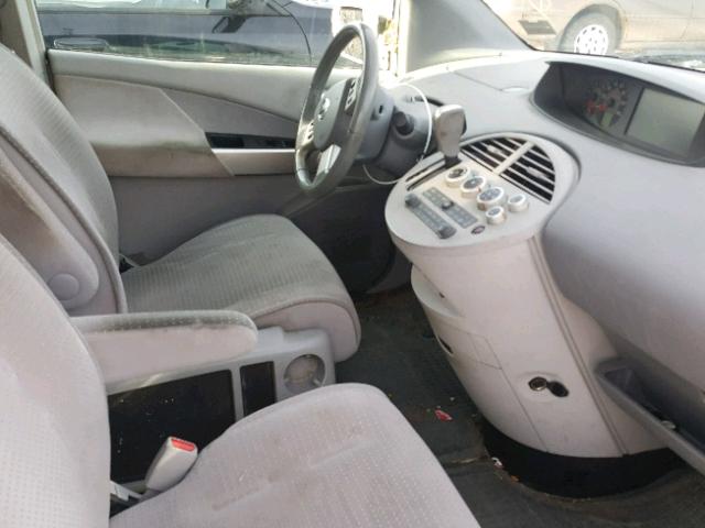 5N1BV28U46N102275 - 2006 NISSAN QUEST S SILVER photo 5