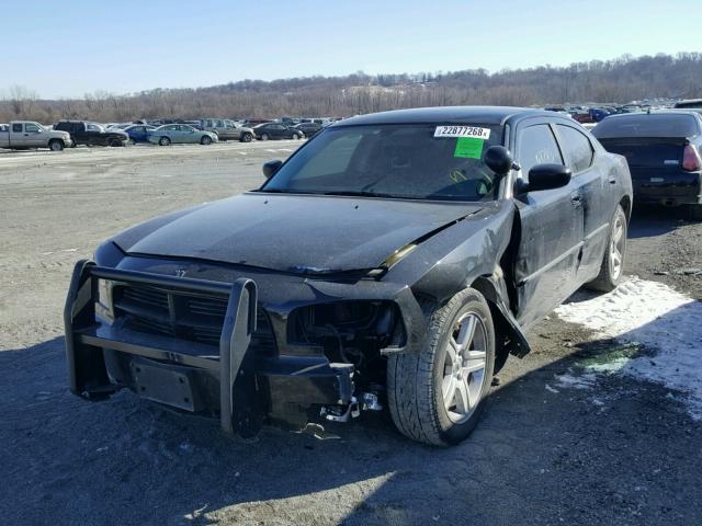 2B3LA43T39H567546 - 2009 DODGE CHARGER BLACK photo 2