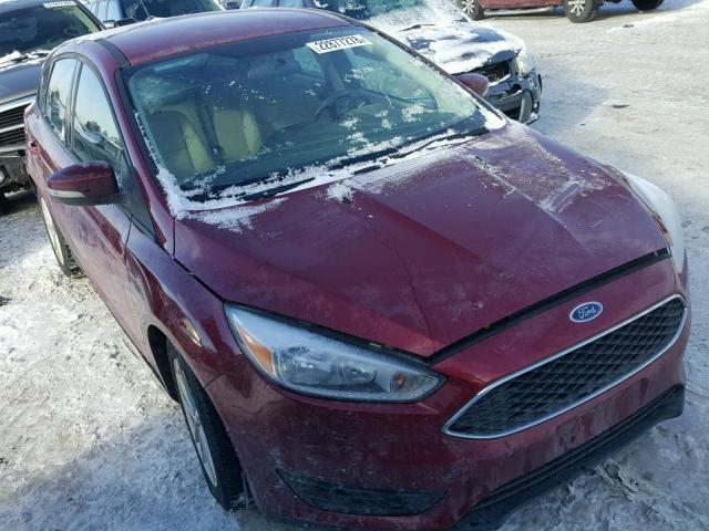 1FADP3K26FL216753 - 2015 FORD FOCUS SE RED photo 1