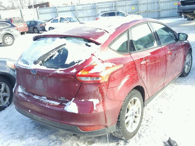 1FADP3K26FL216753 - 2015 FORD FOCUS SE RED photo 4