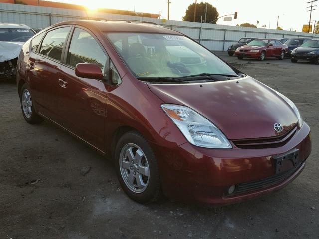 JTDKB20U257032089 - 2005 TOYOTA PRIUS RED photo 1