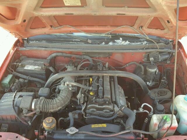 2CNBJ13C2X6930240 - 1999 CHEVROLET TRACKER RED photo 7