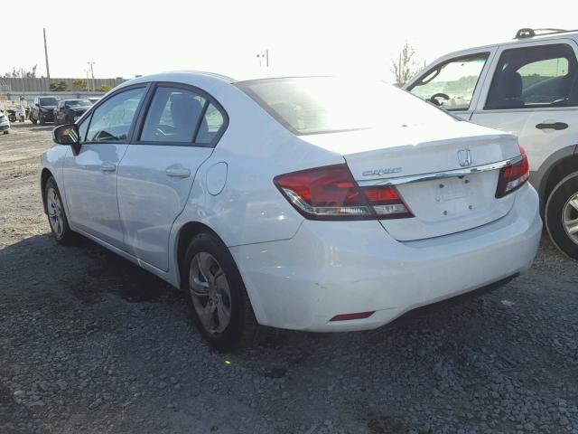 19XFB2F59EE017218 - 2014 HONDA CIVIC LX WHITE photo 3