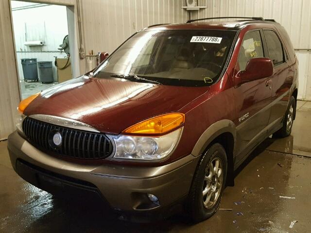 3G5DB03E12S502411 - 2002 BUICK RENDEZVOUS MAROON photo 2