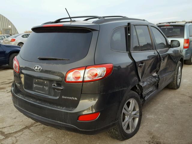 5NMSH4AG7AH341417 - 2010 HYUNDAI SANTA FE S GRAY photo 4