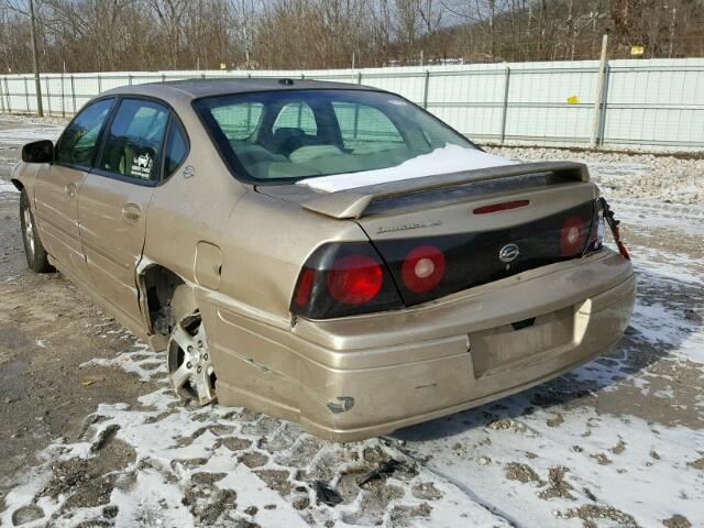 2G1WH52K059238385 - 2005 CHEVROLET IMPALA LS GOLD photo 3