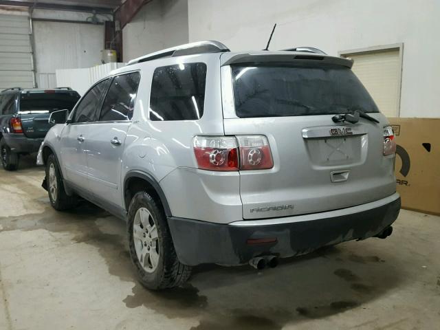 1GKER23D49J158620 - 2009 GMC ACADIA SLT SILVER photo 3