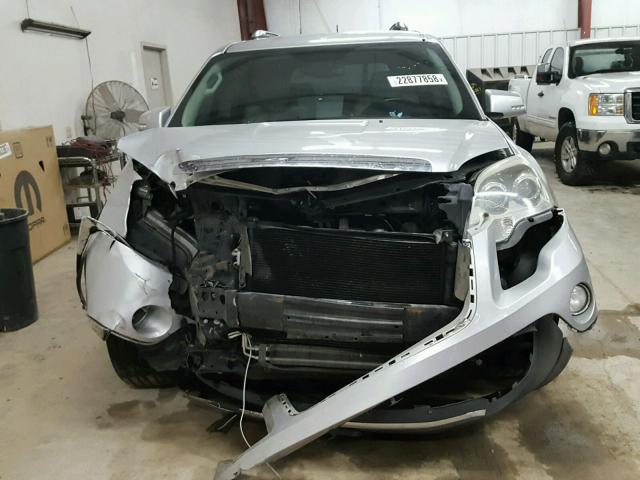 1GKER23D49J158620 - 2009 GMC ACADIA SLT ვერცხლისფერი ფოტო 7