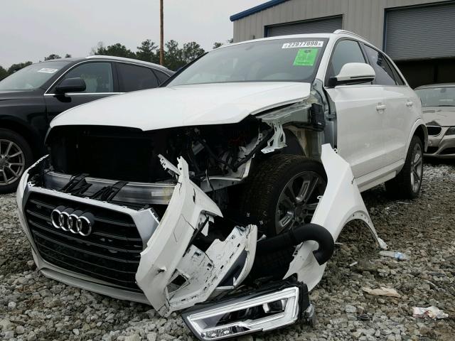 WA1FCCFSXHR017756 - 2017 AUDI Q3 PRESTIG WHITE photo 2