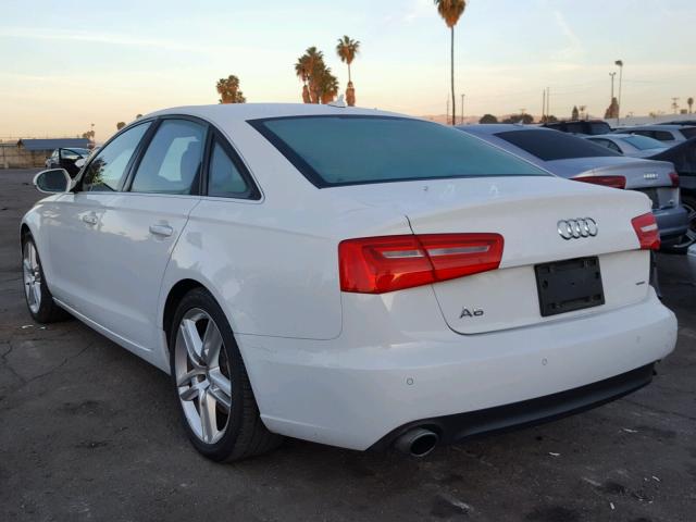 WAUGFAFC5FN013677 - 2015 AUDI A6 PREMIUM WHITE photo 3