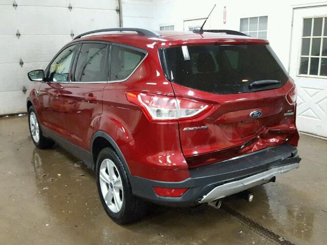 1FMCU0GX4DUA92650 - 2013 FORD ESCAPE SE MAROON photo 3