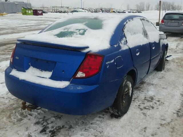 1G8AL52F74Z176971 - 2004 SATURN ION LEVEL BLUE photo 4