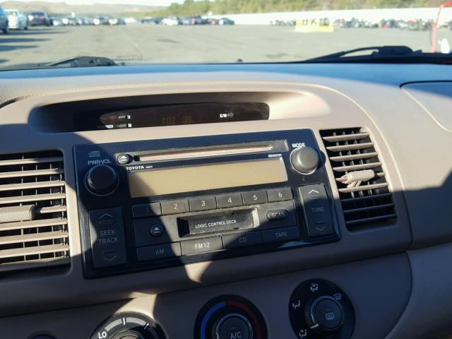 JTDBE32K130140508 - 2003 TOYOTA CAMRY LE GOLD photo 9