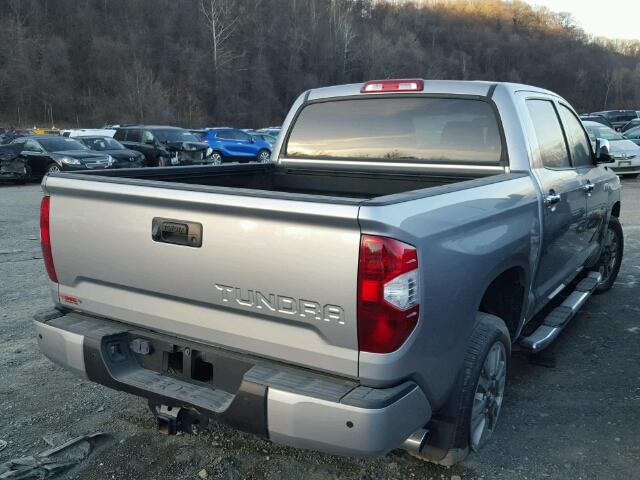 5TFGW5F16GX195937 - 2016 TOYOTA TUNDRA CRE SILVER photo 4