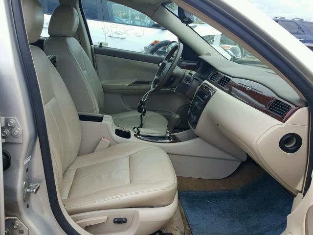 2G1WT58K789267490 - 2008 CHEVROLET IMPALA LT TAN photo 5