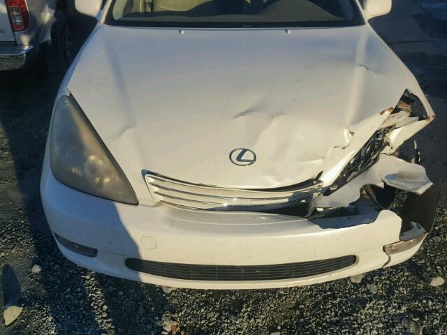 JTHBA30G445019713 - 2004 LEXUS ES 330 WHITE photo 7