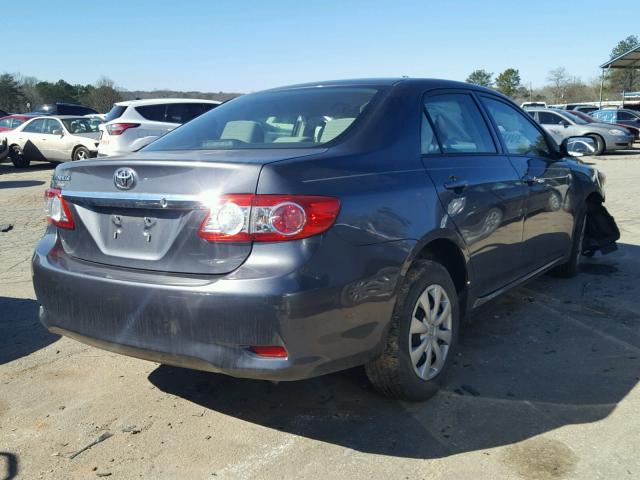 JTDBU4EE4DJ117153 - 2013 TOYOTA COROLLA BA GRAY photo 4