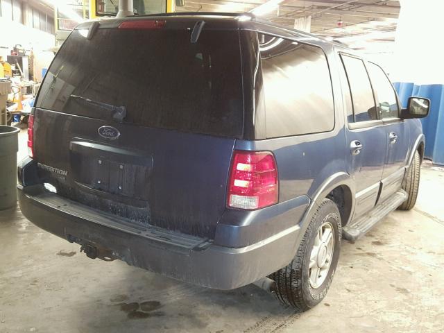 1FMFU16L44LA56139 - 2004 FORD EXPEDITION BLUE photo 4