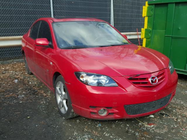 JM1BK323761403990 - 2006 MAZDA 3 S RED photo 1