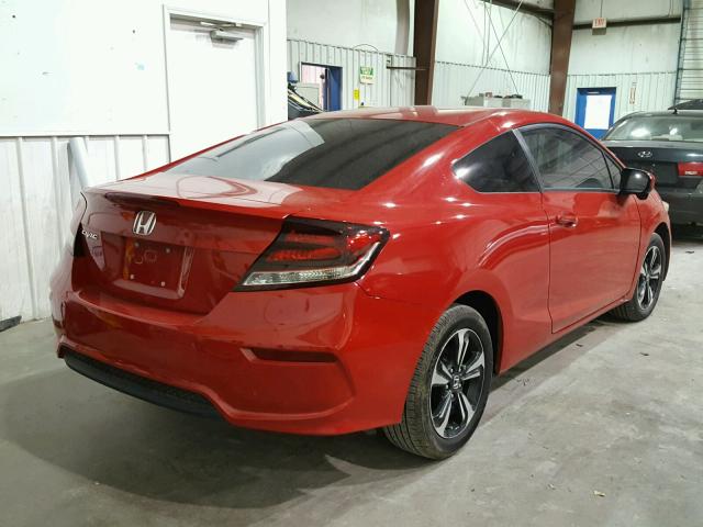 2HGFG3B8XFH517337 - 2015 HONDA CIVIC EX RED photo 4