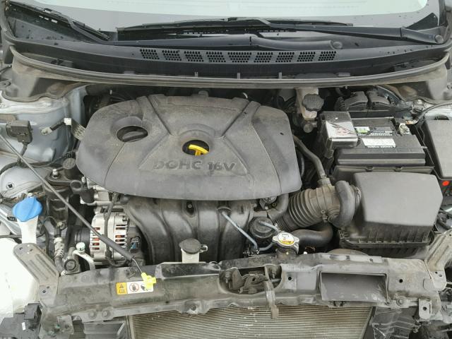 5NPDH4AE9FH616982 - 2015 HYUNDAI ELANTRA SE GRAY photo 7