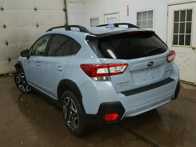 JF2GTAJC3JH220368 - 2018 SUBARU CROSSTREK BLUE photo 3