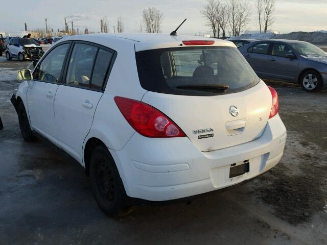 3N1BC13E27L411767 - 2007 NISSAN VERSA S WHITE photo 3