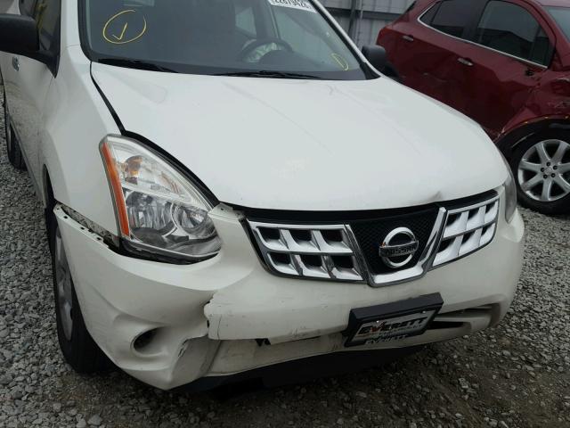 JN8AS5MT0BW180178 - 2011 NISSAN ROGUE S WHITE photo 9