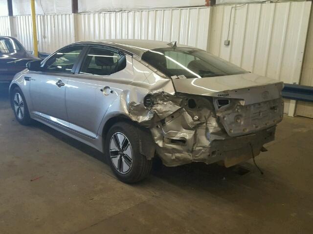 KNAGM4AD1D5052755 - 2013 KIA OPTIMA HYB SILVER photo 3