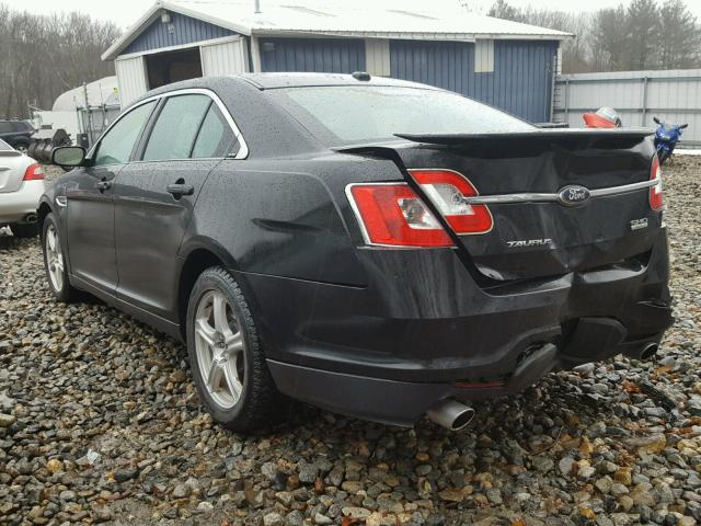 1FAHP2KT3BG117444 - 2011 FORD TAURUS SHO BLACK photo 3