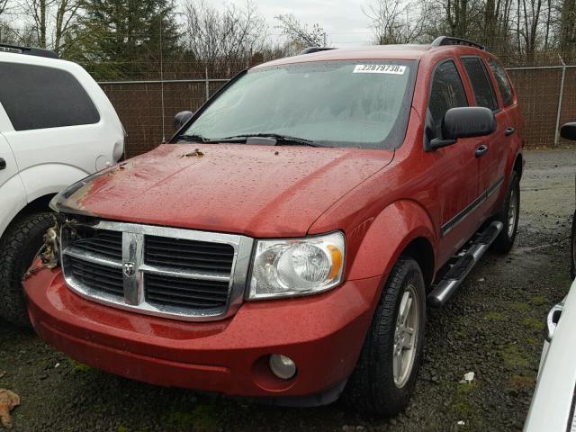 1D8HB48208F139758 - 2008 DODGE DURANGO SL RED photo 2