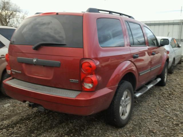 1D8HB48208F139758 - 2008 DODGE DURANGO SL RED photo 4