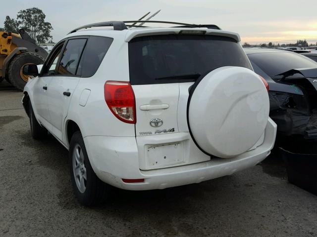 JTMZD33V085099650 - 2008 TOYOTA RAV4 WHITE photo 3