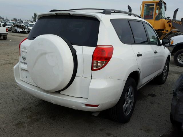 JTMZD33V085099650 - 2008 TOYOTA RAV4 WHITE photo 4