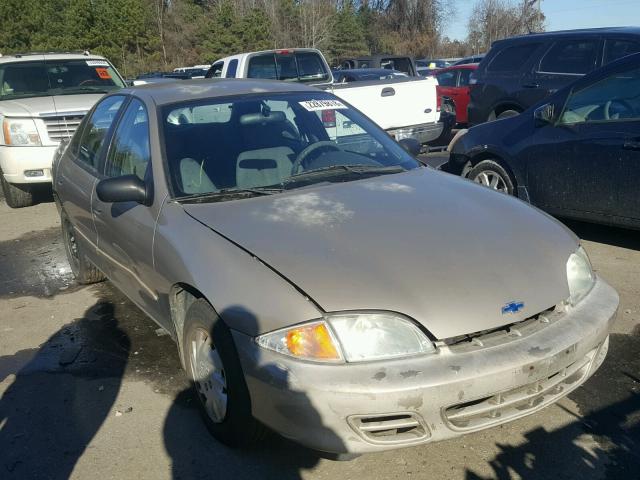 1G1JC524517354168 - 2001 CHEVROLET CAVALIER B GOLD photo 1