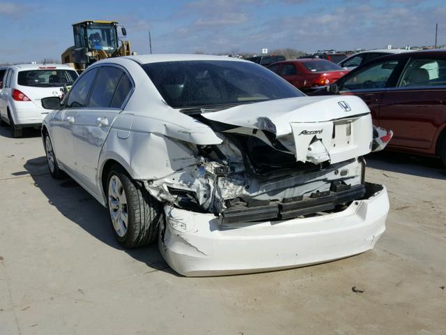 JHMCP26728C029310 - 2008 HONDA ACCORD EX WHITE photo 3