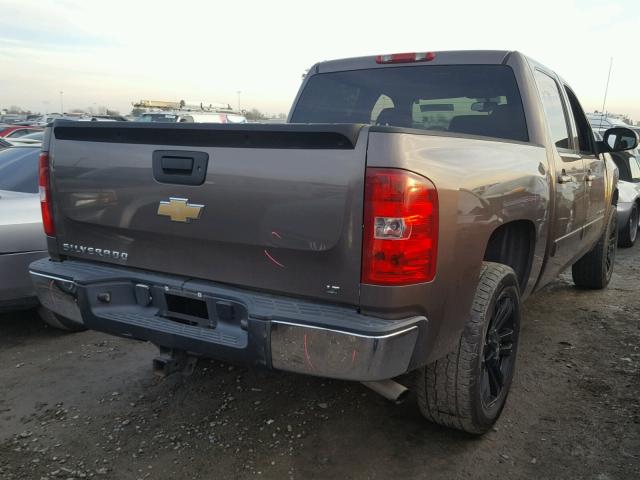 2GCEC13J181208198 - 2008 CHEVROLET SILVERADO BROWN photo 4