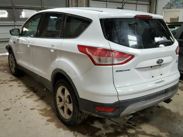 1FMCU9GX8EUC75944 - 2014 FORD ESCAPE SE WHITE photo 3