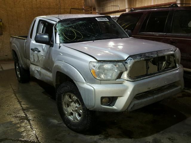 5TFUU4EN1CX043677 - 2012 TOYOTA TACOMA SILVER photo 1