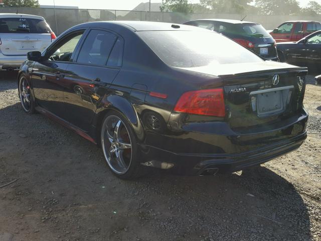 19UUA66226A068895 - 2006 ACURA 3.2TL BLACK photo 3