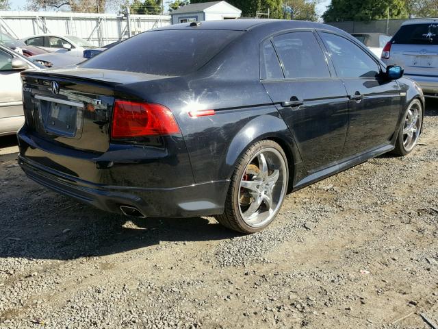 19UUA66226A068895 - 2006 ACURA 3.2TL BLACK photo 4